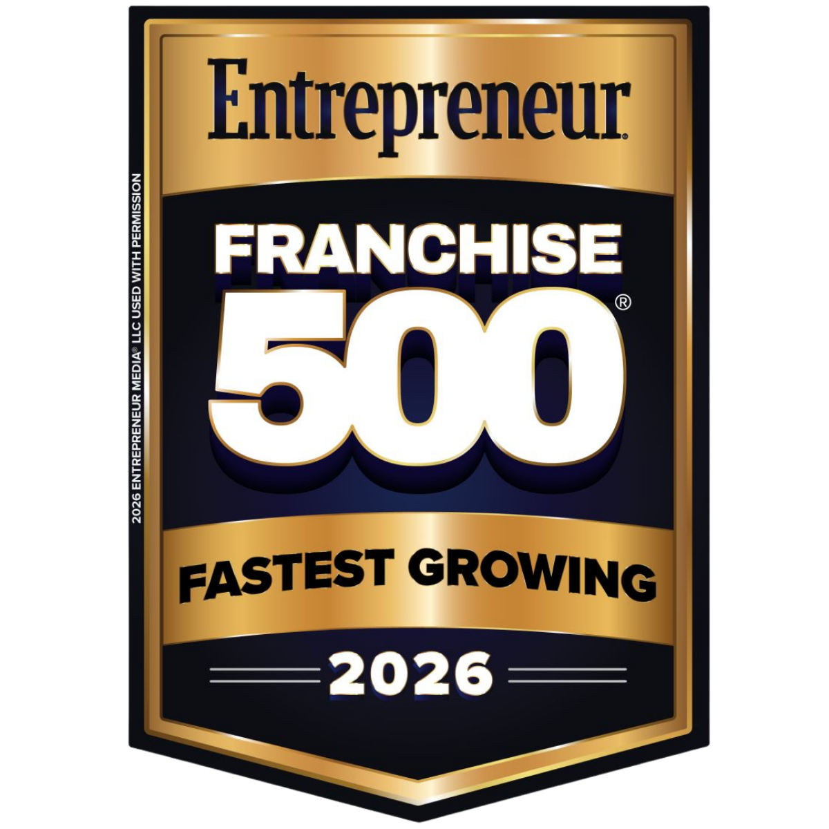 Entrepreneur Franchise 500 — Fastest Growing 2026